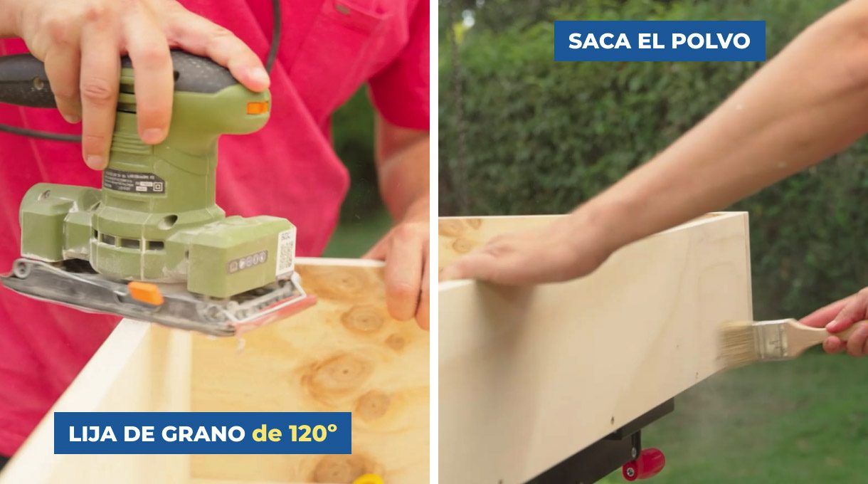 Lijar y sacar el polvo