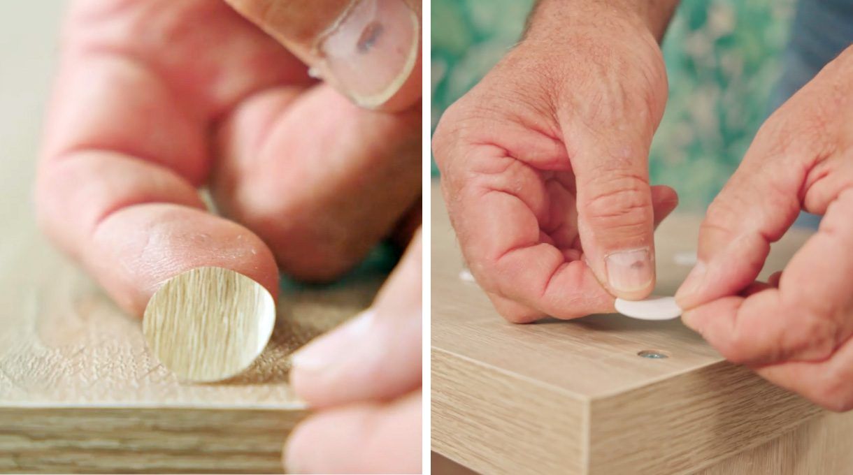 Adhesivos color madera