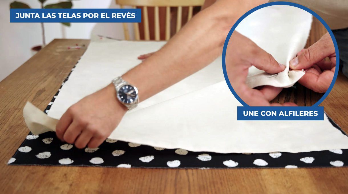 Juntar las telas