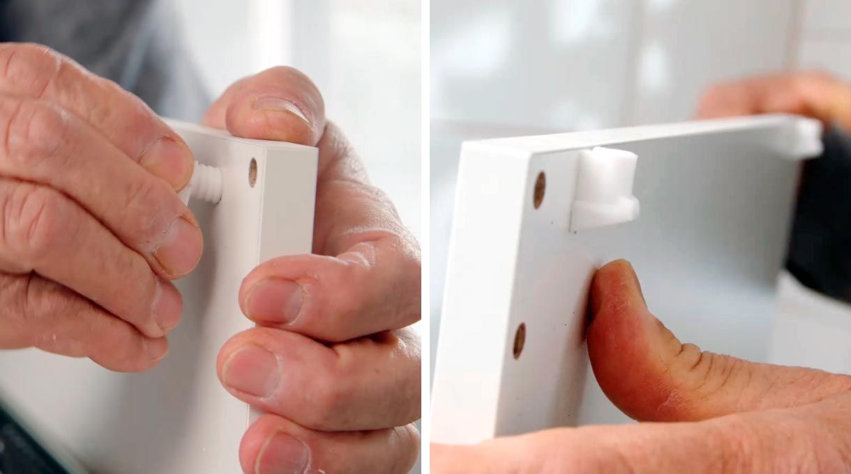 Dispositivos de montaje para mueble de cocina