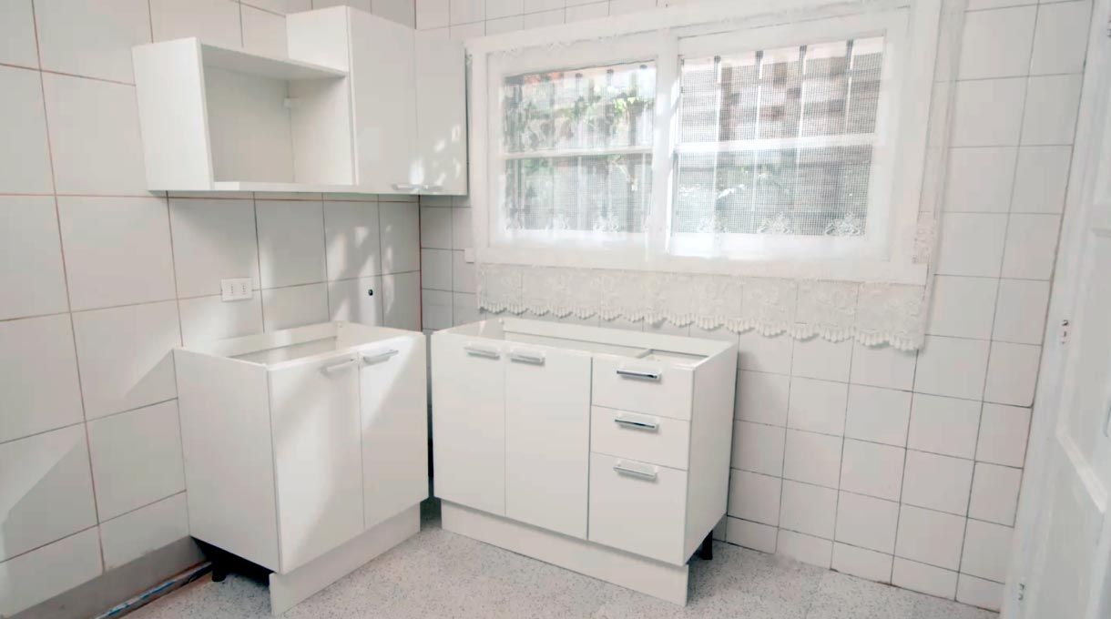 Muebles de cocina armados e instalados