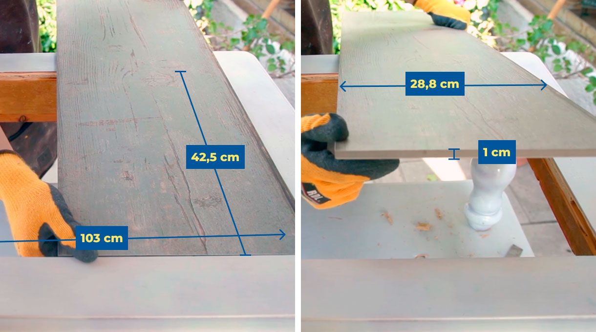 Medidas del porcelanato para mesa de centro
