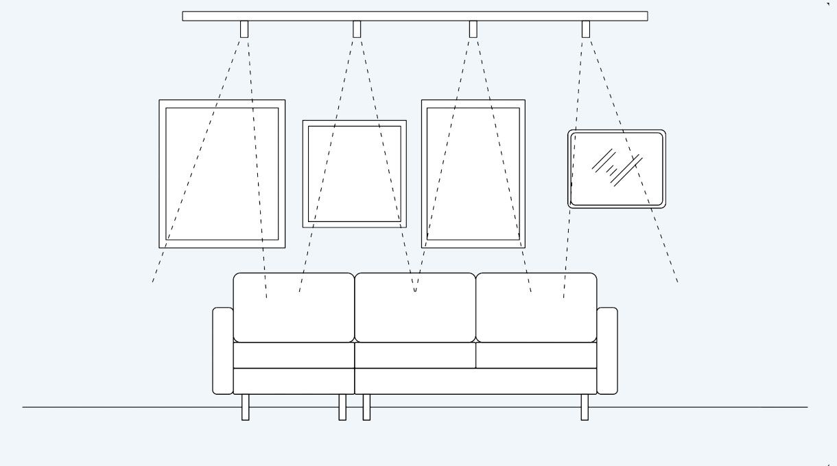 Cómo decorar cuadros y espejos con iluminación