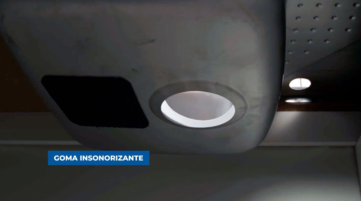 Goma insonorizante del lavaplatos
