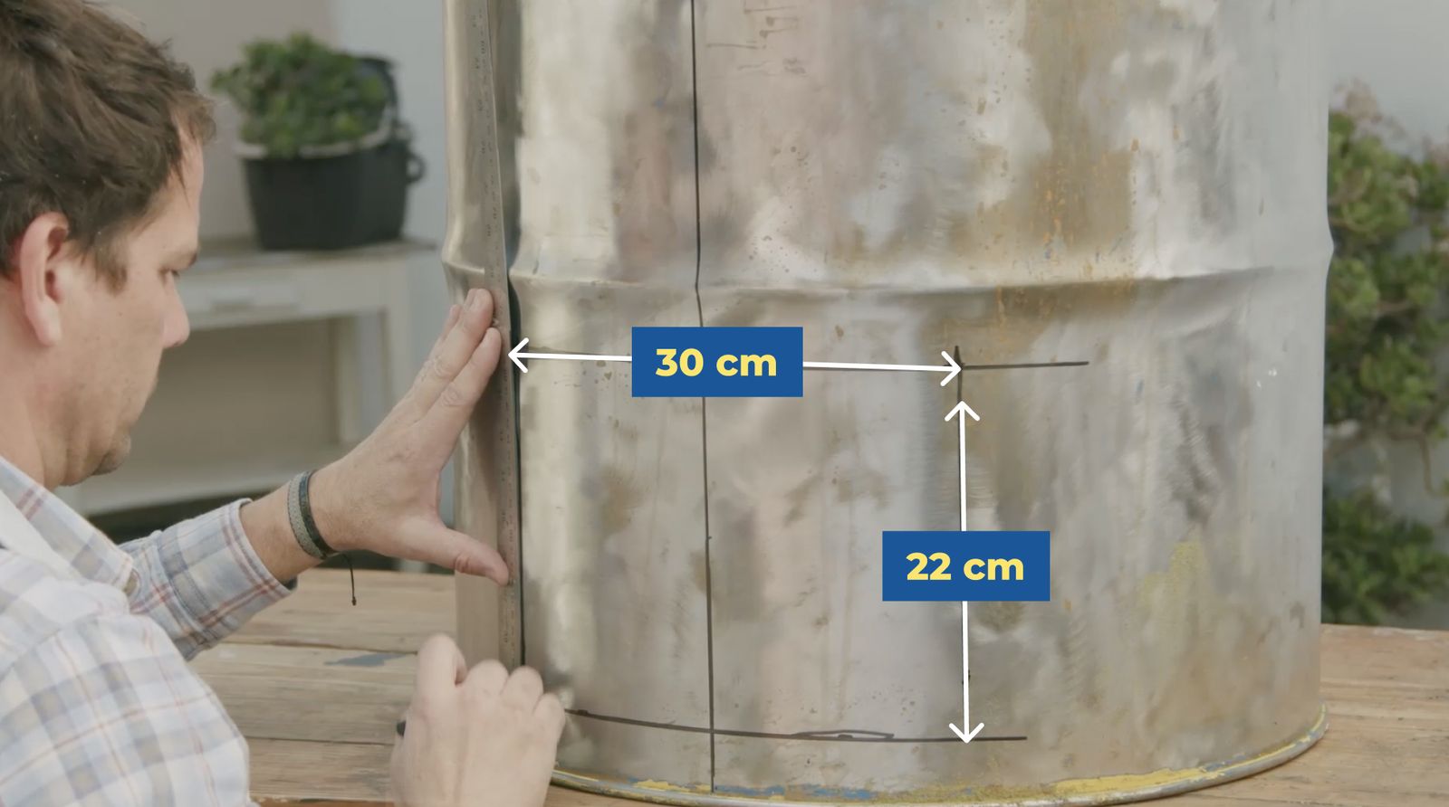 Dimensiones de la puerta inferior de la parrilla horno