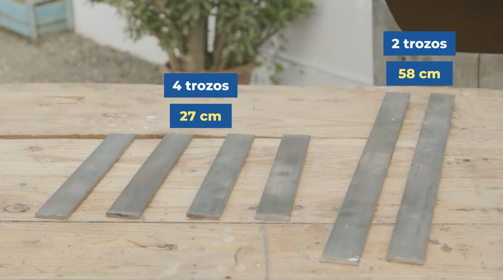 Trozos de pletina