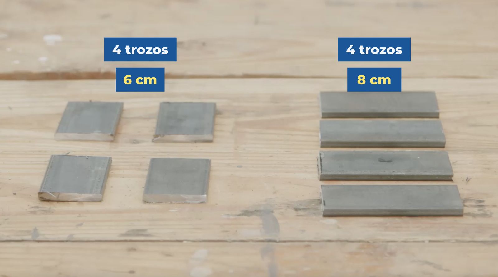 Trozos de pletina