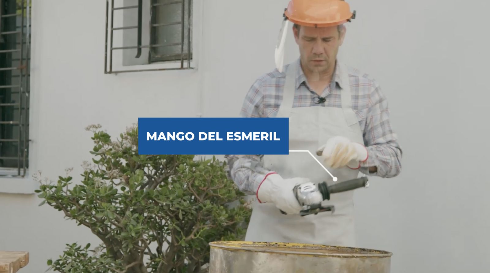 Mango del esmeril angular