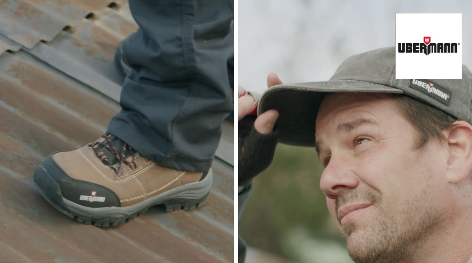 Zapatos de seguridad y gorra con visera