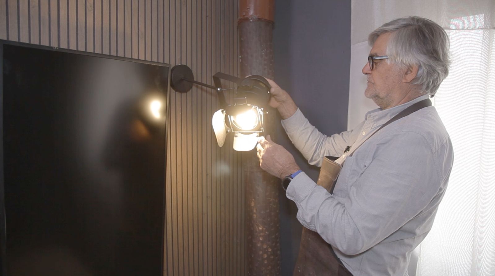 Lámpara para luz frontal del cuarto gamer
