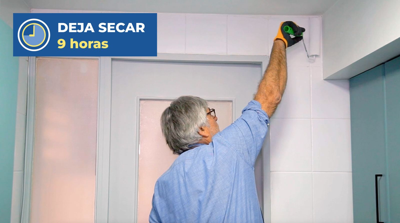 Secado de 9 horas para la segunda mano de primer