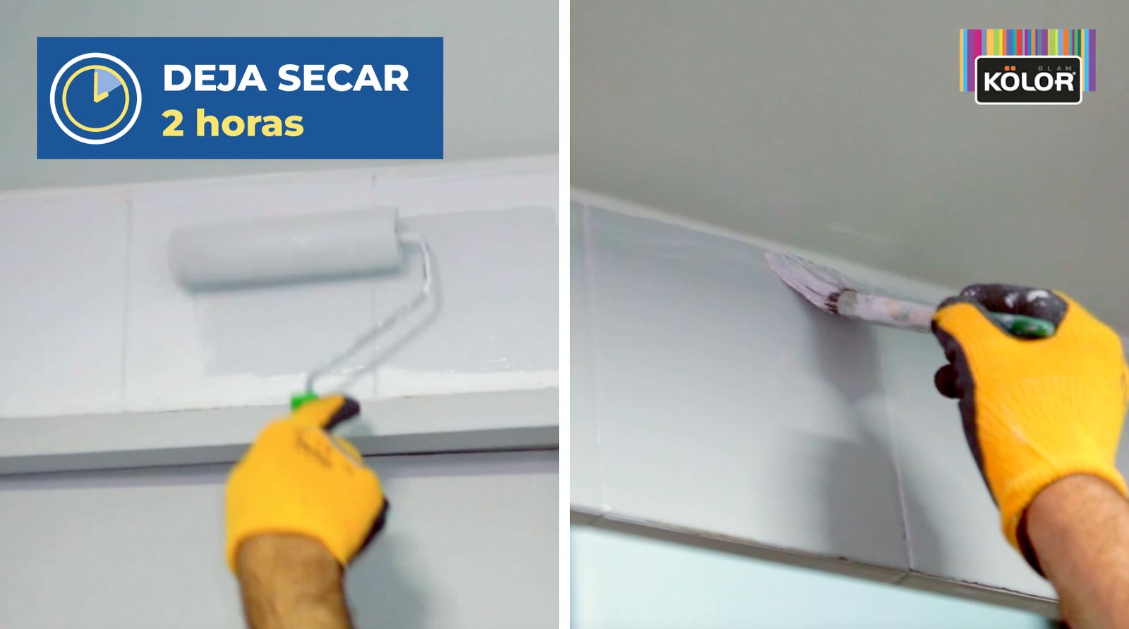 Primera mano de esmalte al agua interior para pintar cerámicas