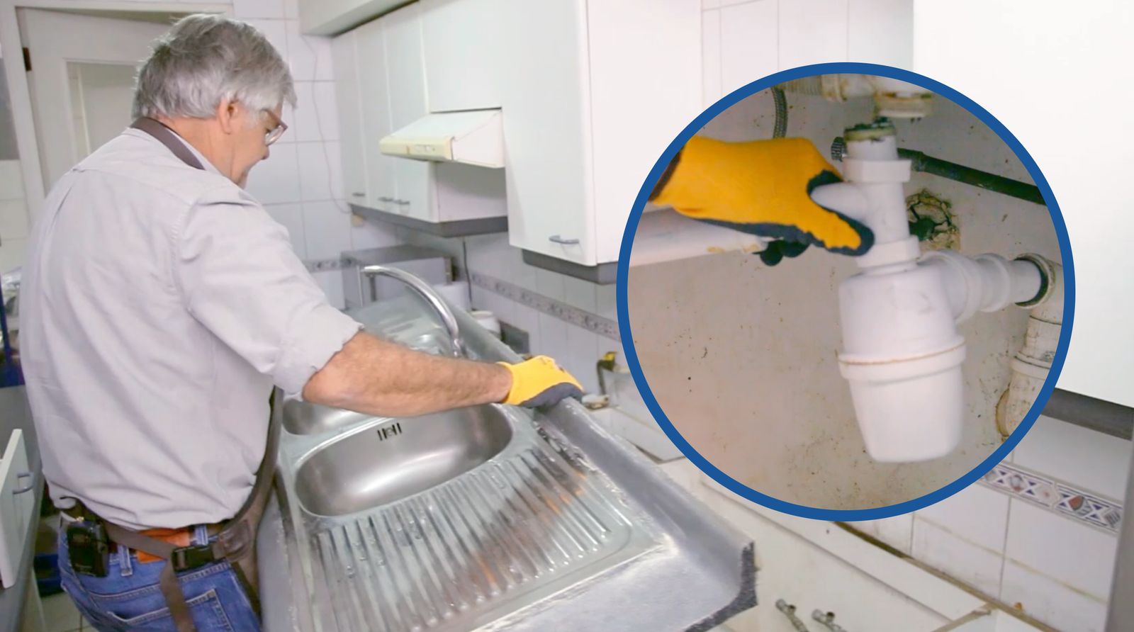 Desinstalación del lavaplatos