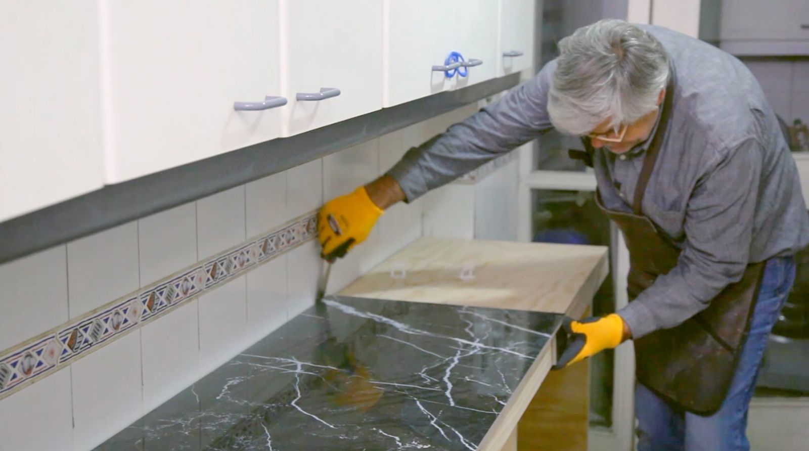 Ajuste de la plancha de porcelanato