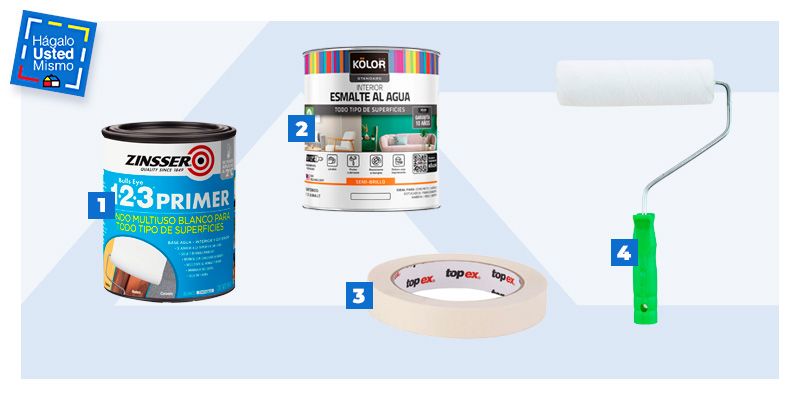 Productos para pintar cerámicas o azulejos en la cocina