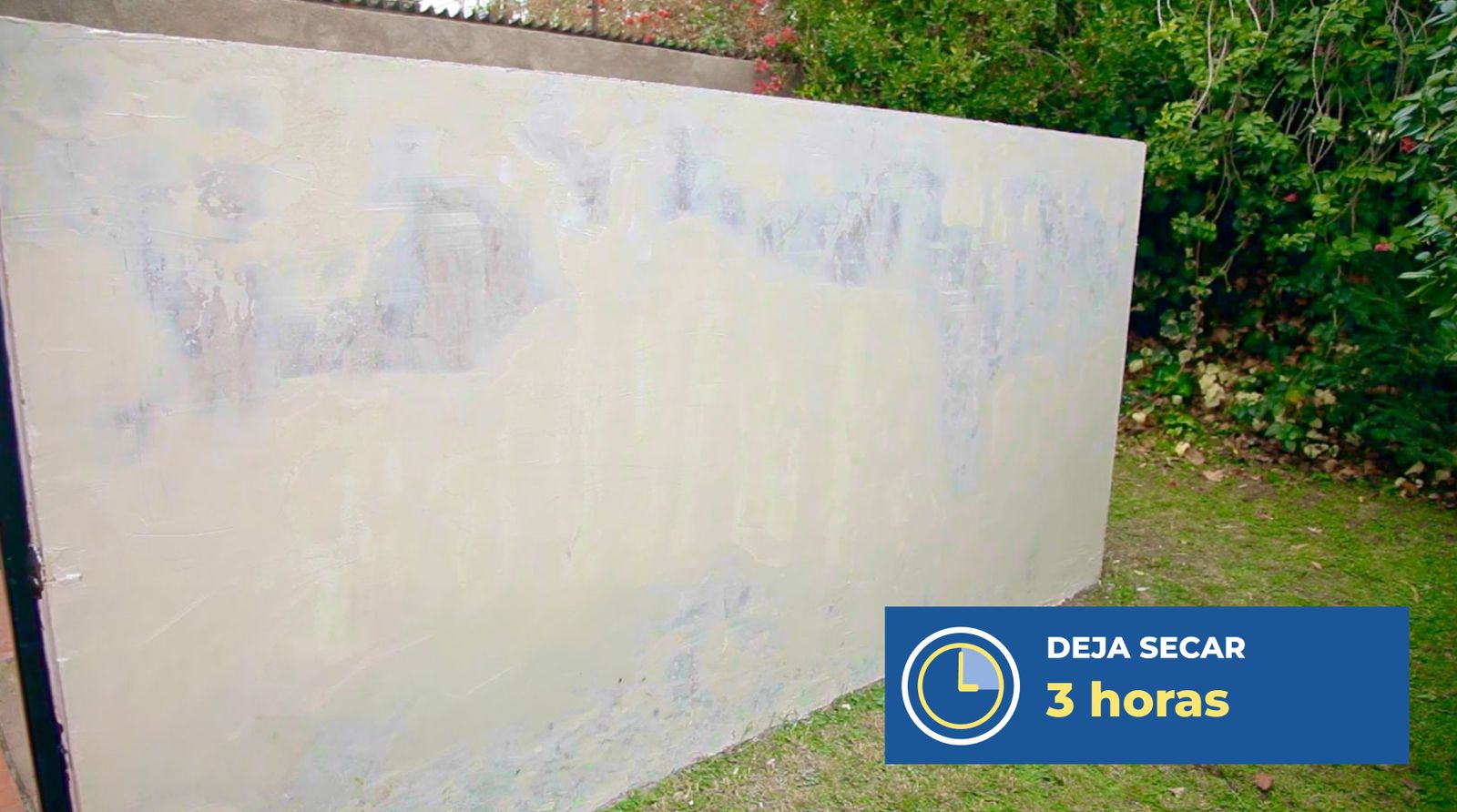 tiempo de secado de pasta muro en pared exterior