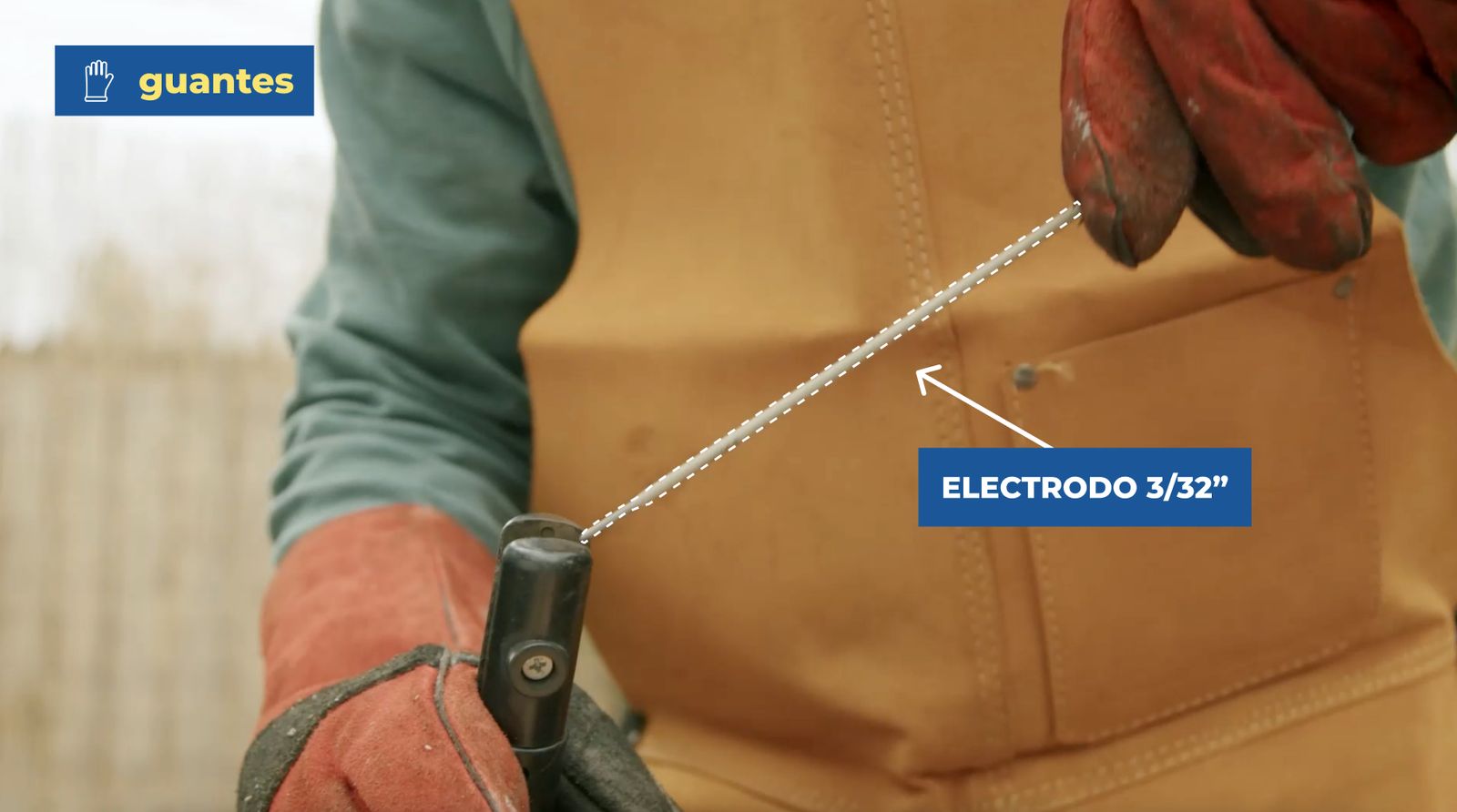 Electrodo punto verde
