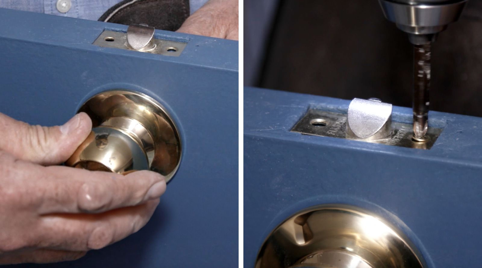 Instalación de cerraduras en puertas