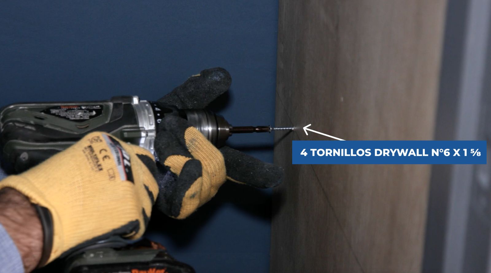 tornillos drywall n°6 x 1 5/8