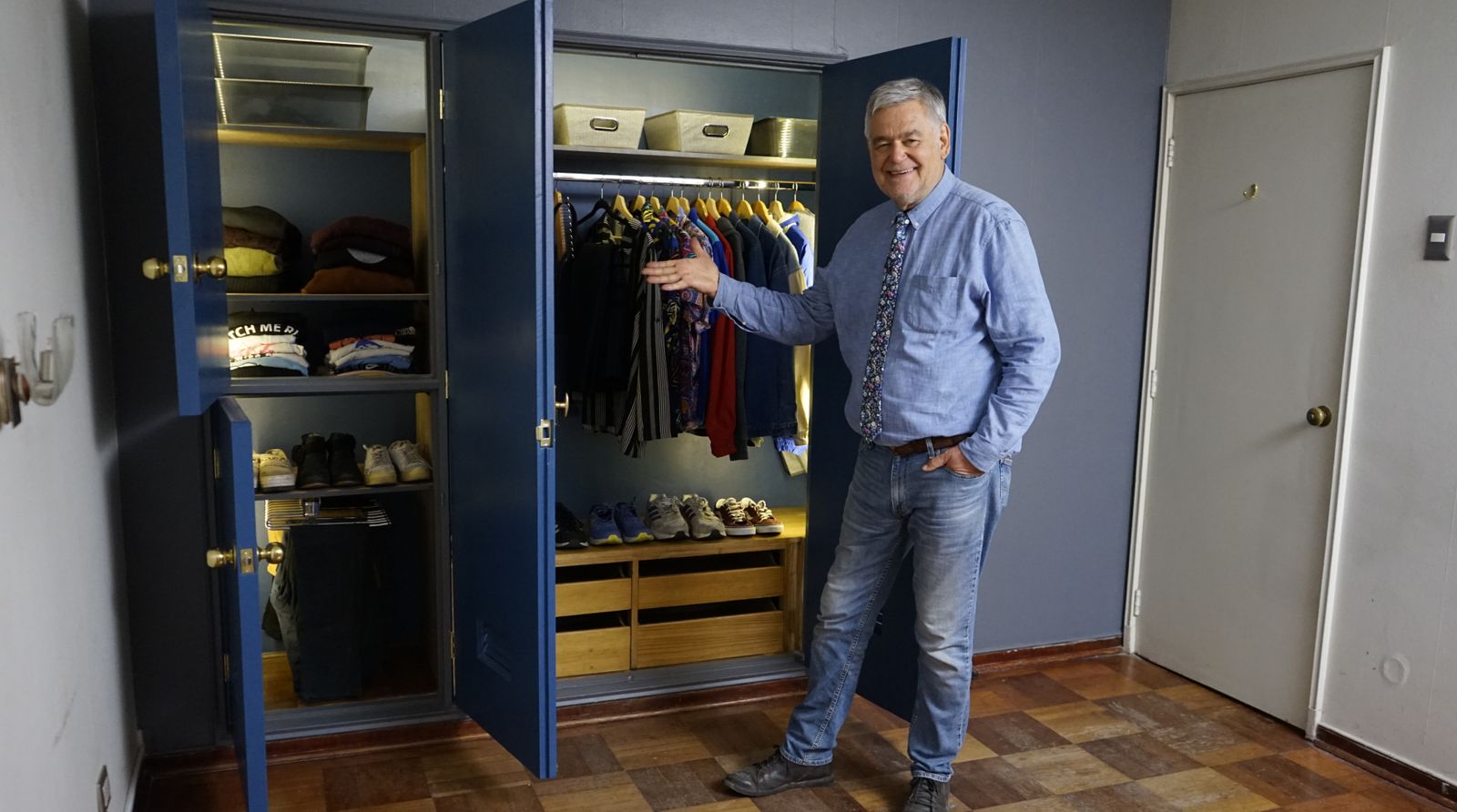 Clóset empotrado renovado