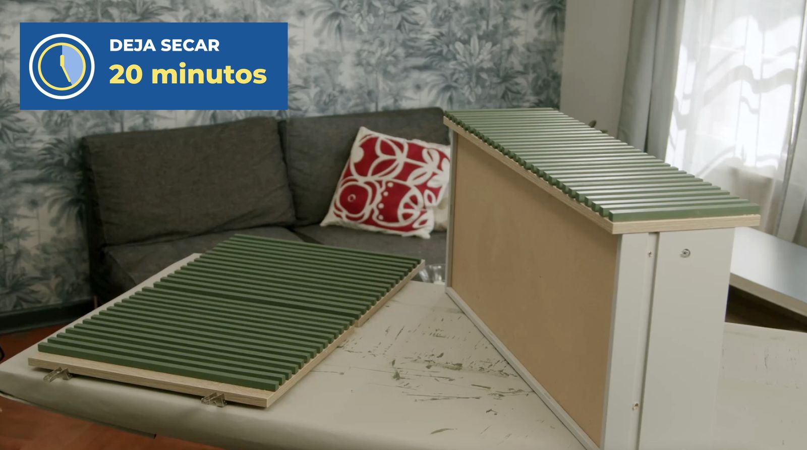 20 minutos de secado para los junquillos