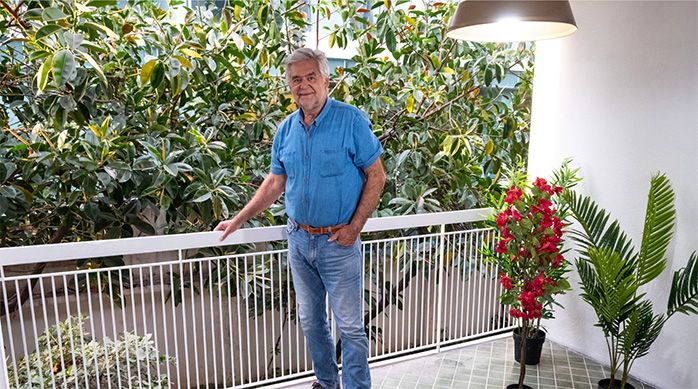 Baranda metálica de terraza o balcón reparada