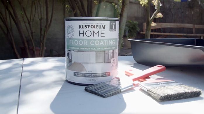 pintura especial para pisos y azulejos rust oleum