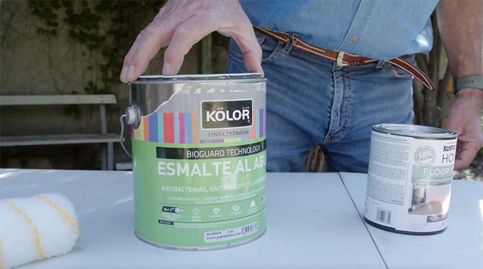 esmalte al agua antibacterial Kölor