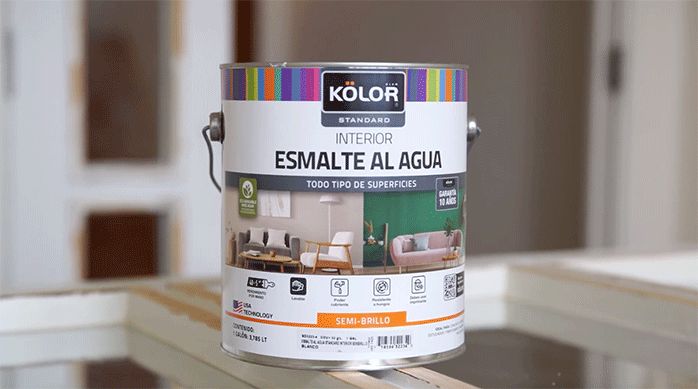 esmalte al agua Kölor.