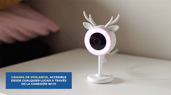 cámara de seguridad inteligente nexxt ideal para cuarto infantil