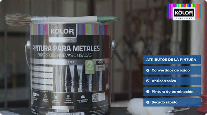 pintura para metales Kölor.