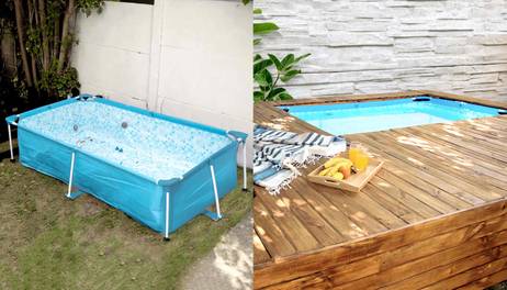 ¿Cómo hacer un deck de madera para piscina?