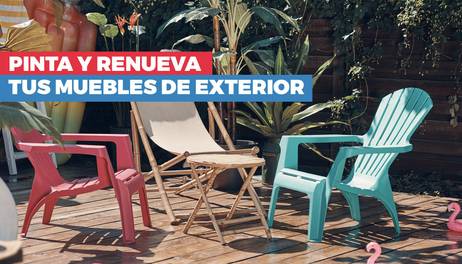 Pinta tus muebles de exterior y renueva tus espacios