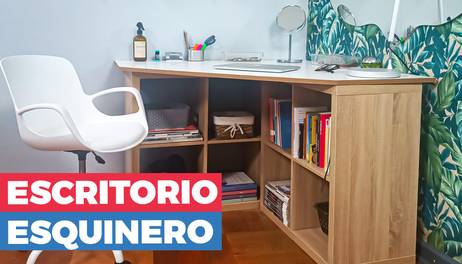 Cómo hacer un escritorio esquinero