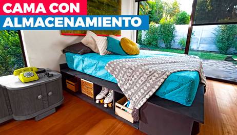 Cómo hacer una cama funcional para almacenamiento