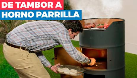Cómo hacer una parrilla horno con un tambor