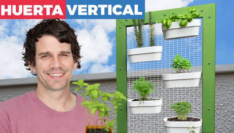 Cómo hacer una huerta vertical en la terraza