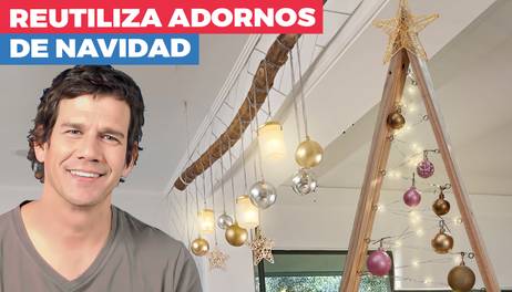 Cómo reutilizar una decoración navideña