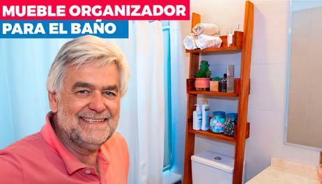 Cómo hacer un mueble organizador para baño