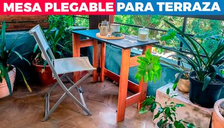 Cómo hacer una mesa plegable multifuncional