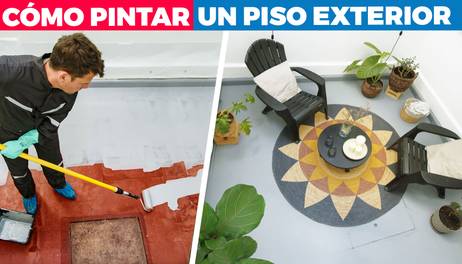 Cómo transformar tu casa pintando el piso