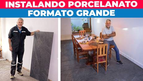 Cómo instalar porcelanato de gran formato en el piso
