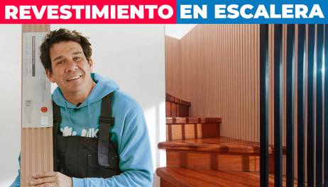 Cómo instalar revestimiento ranurado en una escalera