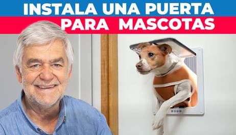 Cómo instalar una puerta para mascotas