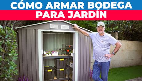 Cómo armar una bodega para el jardín