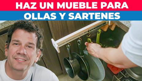 Cómo hacer un mueble corredero para tus ollas y sartenes
