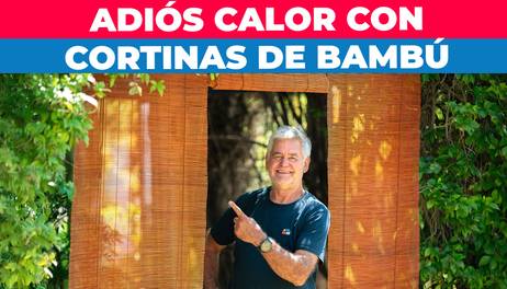 Cómo instalar persianas de bambú en la terraza