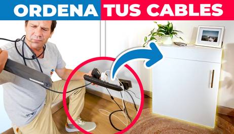 Adiós al desorden: Haz un mueble organizador de cables fácil y práctico