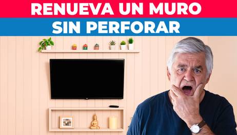 Renueva el muro de tu dormitorio sin perforar