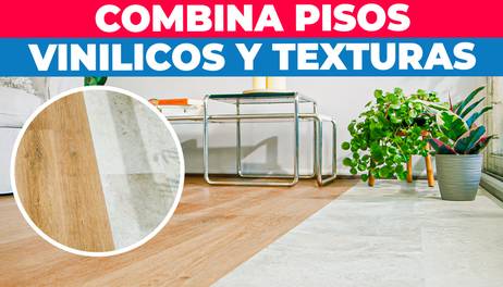 Cómo combinar pisos vinílicos con texturas
